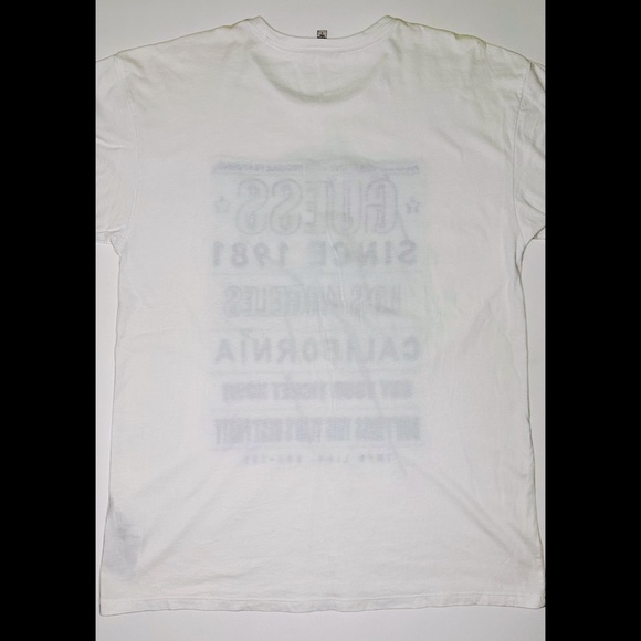 GUESS Los Angeles Silver Sequins Oversized T-Shirt - Picture 7 of 7